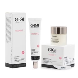 קרם לילה לעור יבש (50ml) +קרם עיניים (50ml) - VITAMIN E