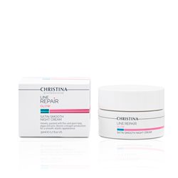 קרם לילה קטיפתי מסדרת גלו כריסטינה (60ml) SATIN SMOOTH NIGHT CREAM GLOW CHRISTINA