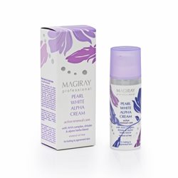 קרם הבהרה אלפא פנינים פראל מאגרי (50ml) WHITE ALPHA CREAM PEARL MAGIRAY