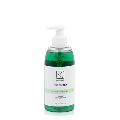 דר' כדיר אל סבון ג'ל תה ירוק (330ml) GREEN TEA FACIAL SOAPLESS SOAP DR KADIR