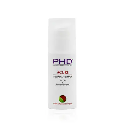 מסכה טיפולית לעור שמן ובעייתי פי אייץ די (100ml) THERAPEUTIC MASK FOR OILY &PROBLEMATIC SKIN ACURE PHD